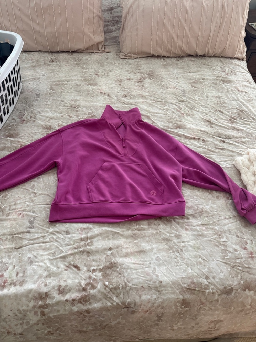 Born Primitive Magenta Quarter-Zip Pullover Hoodie